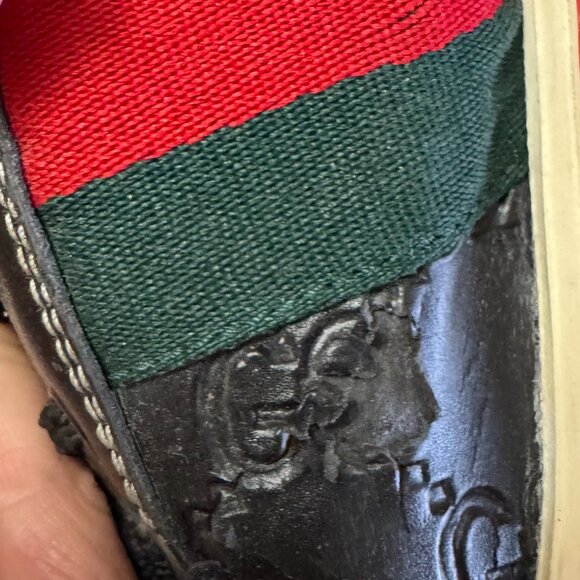Mens Gucci Ace Supreme vintage sneakers - Picture 13 of 14